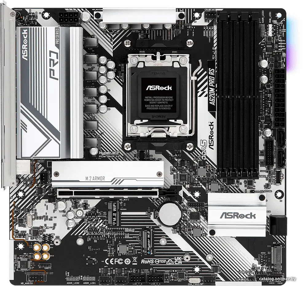 Купить Материнская плата ASRock A620M Pro RS, цена, опт и розница