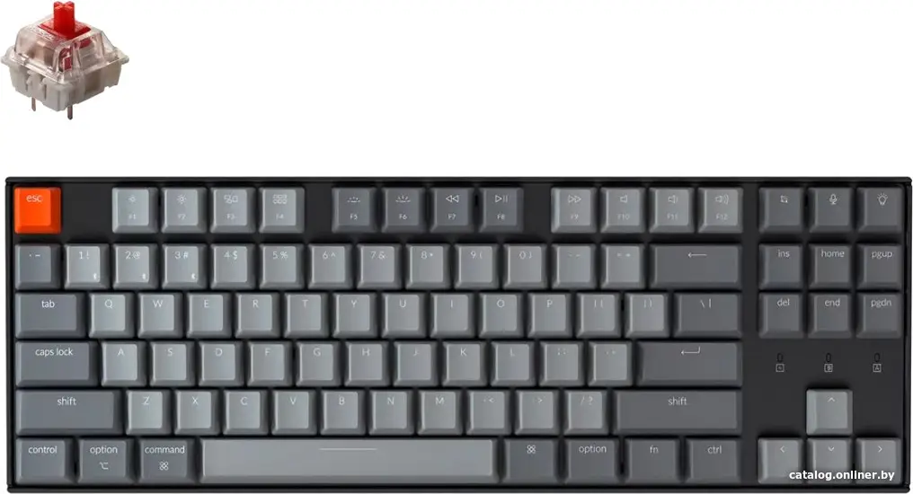 Клавиатура Keychron K8 White LED K8-A1-RU (Gateron G Pro Red) (id1021639)