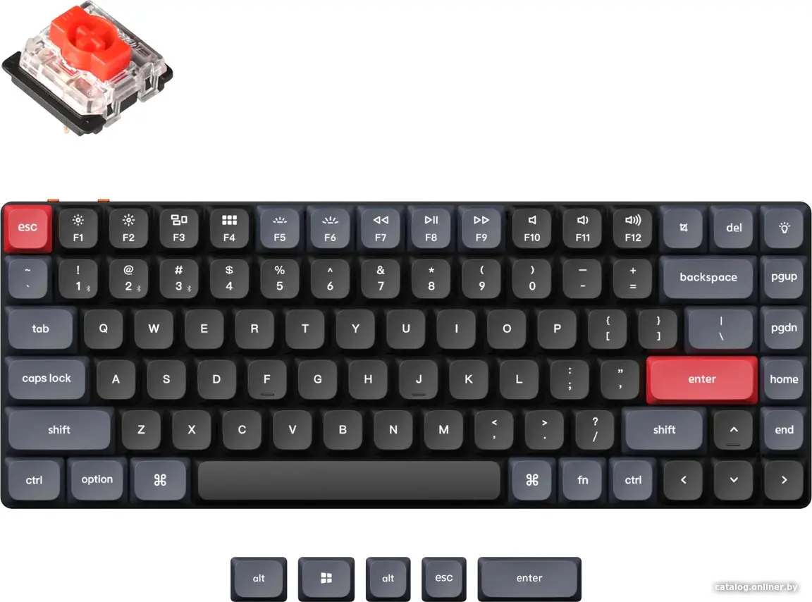 Клавиатура Keychron K3 Pro RGB K3P-H1-RU (Gateron Low Profile Red) (id1021852)