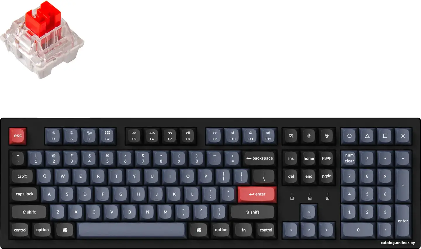 Клавиатура Keychron K10 Pro RGB K10P-H1-RU (Keychron K Pro Red) (id1021855)