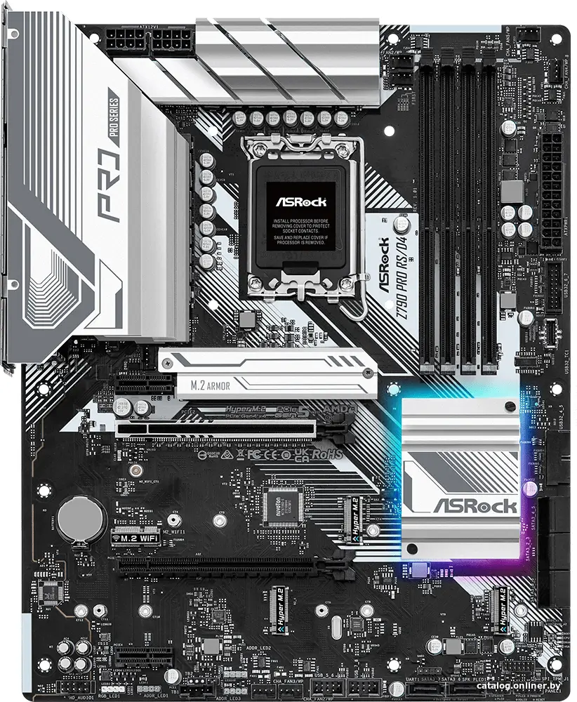 Купить Материнская плата ASRock Z790 Pro RS/D4, цена, опт и розница