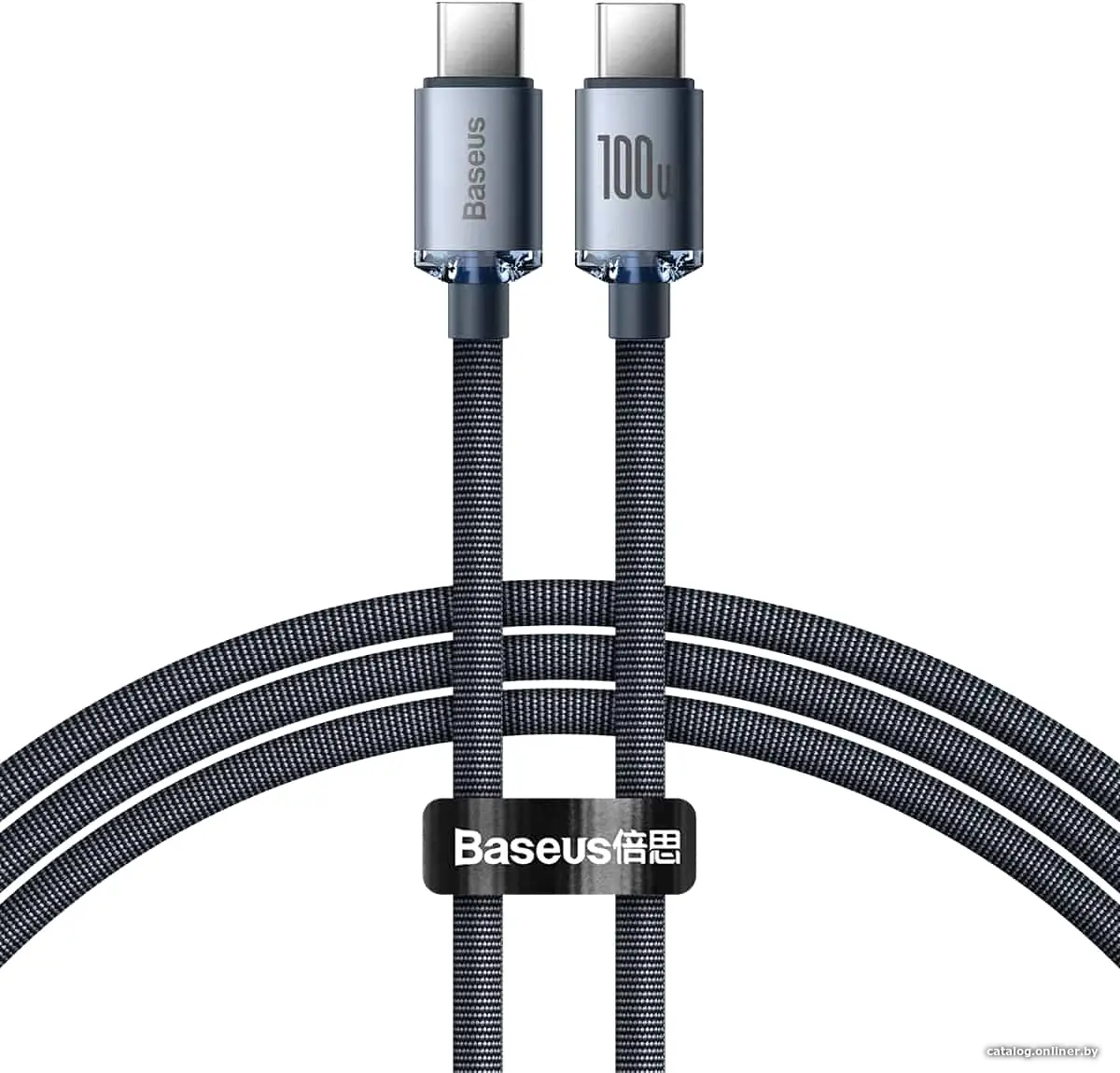 Купить Кабель Baseus CAJY000701 USB Type-C - USB Type-C (2 м, черный), цена, опт и розница