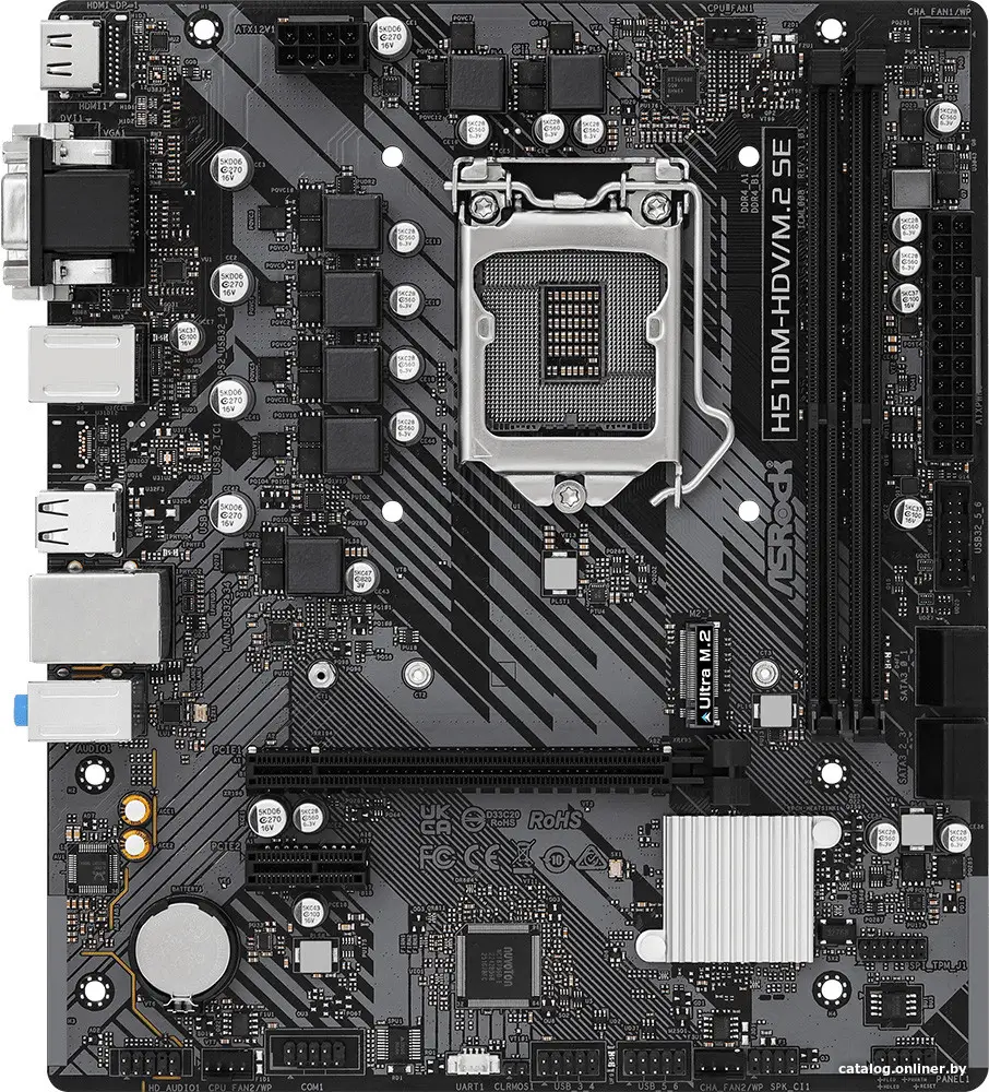 Купить Материнская плата ASRock H510M-HDV/M.2 SE, цена, опт и розница