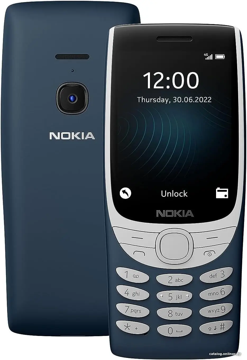 Купить Кнопочный телефон Nokia 8210 4G Dual SIM ТА-1489 (синий), цена, опт и розница