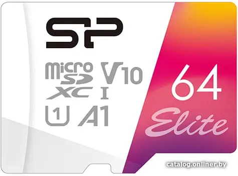 Купить Карта памяти Silicon-Power Elite microSDXC SP064GBSTXBV1V20SP 64GB, цена, опт и розница