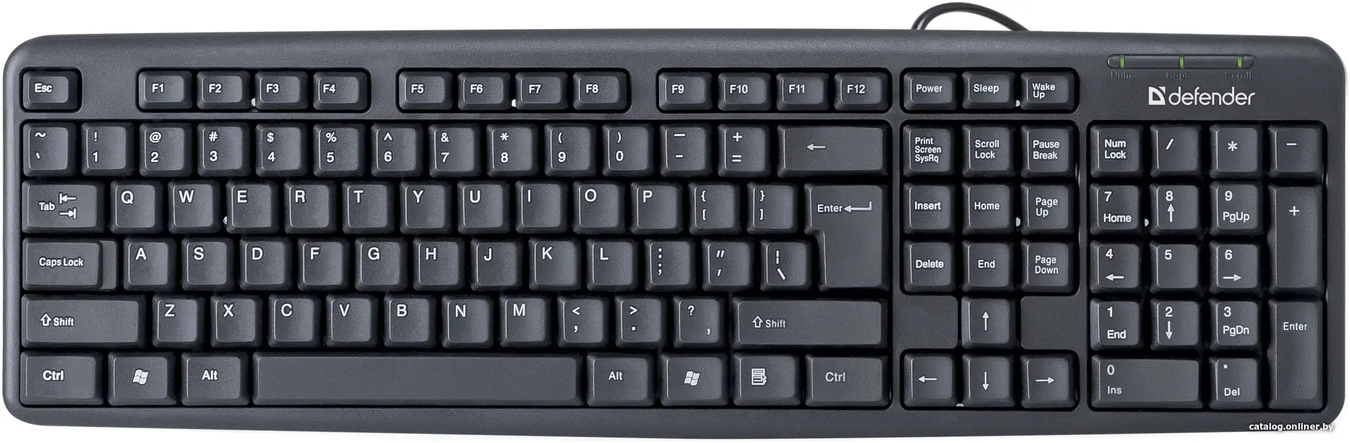 Клавиатура Defender Element HB-520 PS/2 RU (черный) (id1022303)