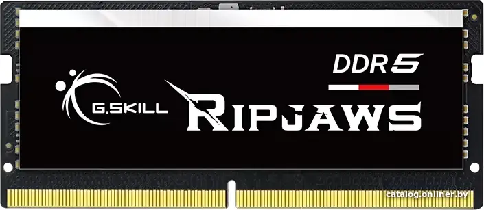 Оперативная память G.Skill Ripjaws 16ГБ DDR5 SODIMM 4800МГц F5-4800S3838A16GX1-RS (id1022368)