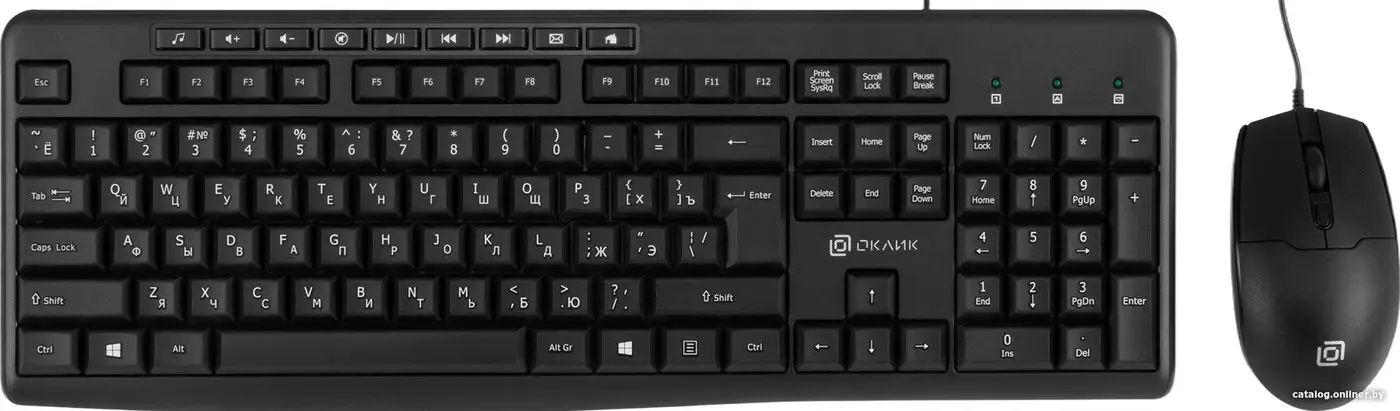 Офисный набор Oklick S650 (черный) (id1022557)