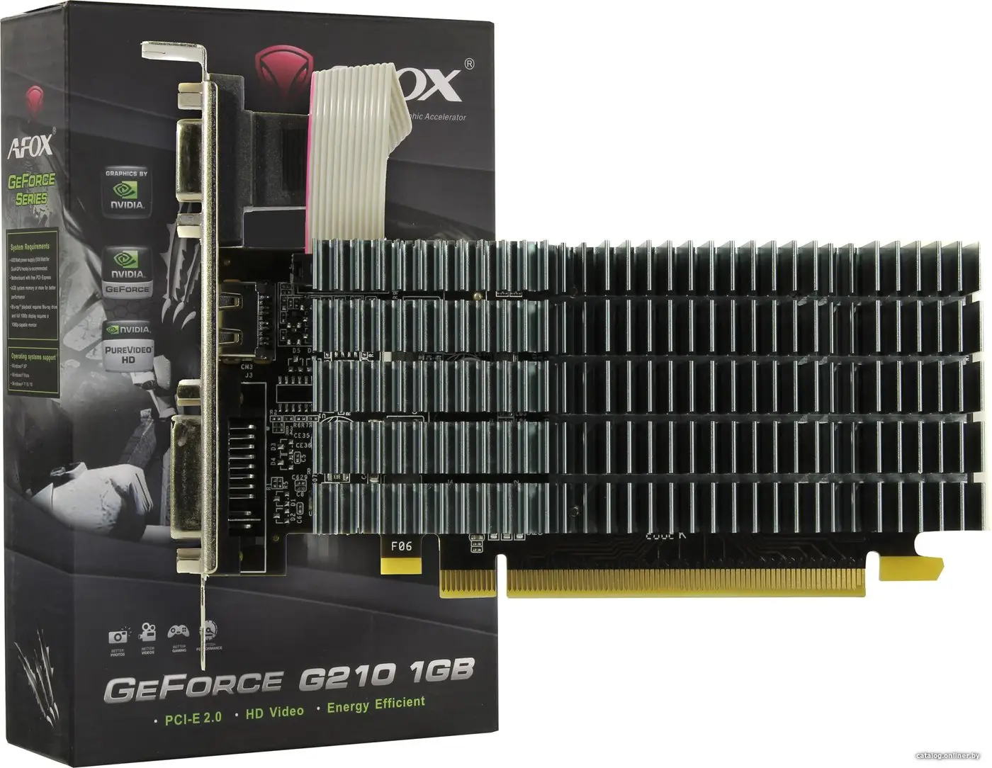 Видеокарта AFOX GeForce GT 210 1GB DDR2 AF210-1024D2LG2 (id1023069)