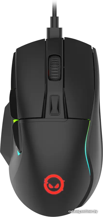 Купить LORGAR Jetter 357, gaming mouse, Optical Gaming Mouse with 6 programmable buttons, Pixart ATG4090 sensor, DPI can be up to 8000, 30 million times key life, 1.8m PVC USB cable, Matt UV coating and RGB lights with 4 LED flowing mode, size:124.90*71.65*41.36, цена, опт и розница
