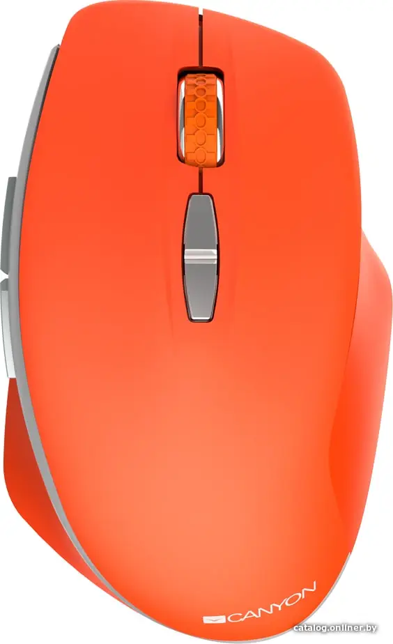 Купить CANYON MW-21, 2.4 GHz  Wireless mouse ,with 7 buttons, DPI 800/1200/1600, Battery:AAA*2pcs  ,Red 72*117*41mm 0.075kg, цена, опт и розница