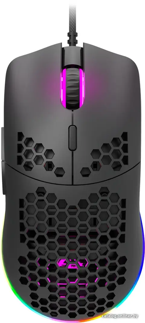 Купить CANYON Puncher GM-11, Gaming Mouse with 7 programmable buttons, Pixart 3519 optical sensor, 4 levels of DPI and up to 4200, 5 million times key life, 1.65m Ultraweave cable, UPE feet and colorful RGB lights, Black, size:128.5x67x37.5mm, 105g, цена, опт и розница