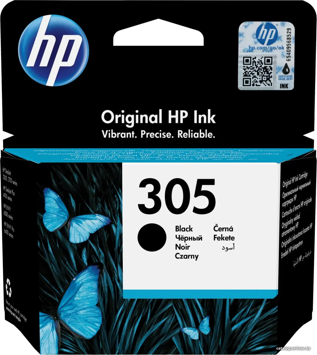 Купить HP 305 Black Original Ink Cartridge картридж, цена, опт и розница