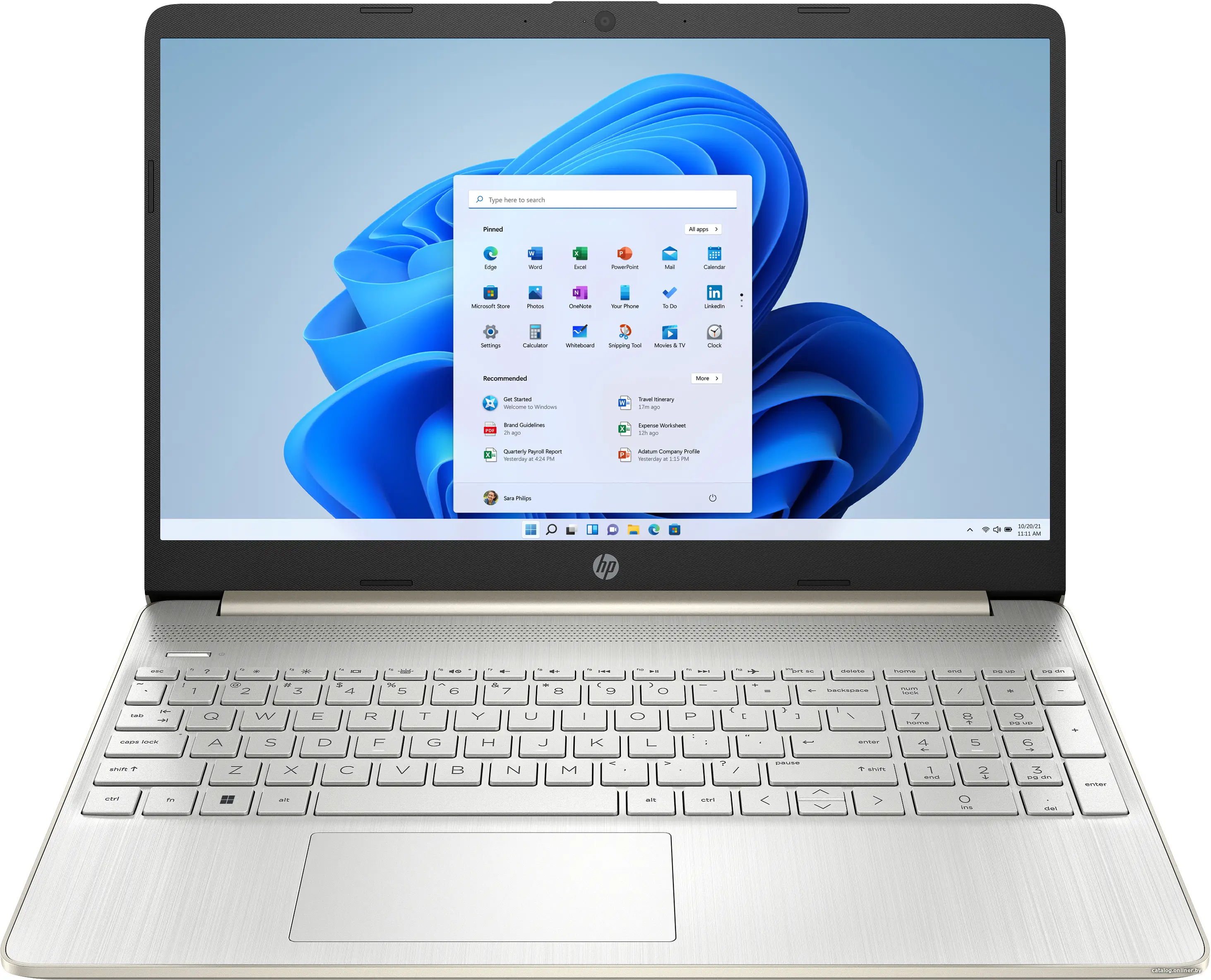 Купить HP Laptop 15s/i5-1155G7/15.6 FHD IPS AG/Iris Xe/8GB/512GB/Win11H/noODD/kbd_ENG/Pale Gold ноутбук, цена, опт и розница