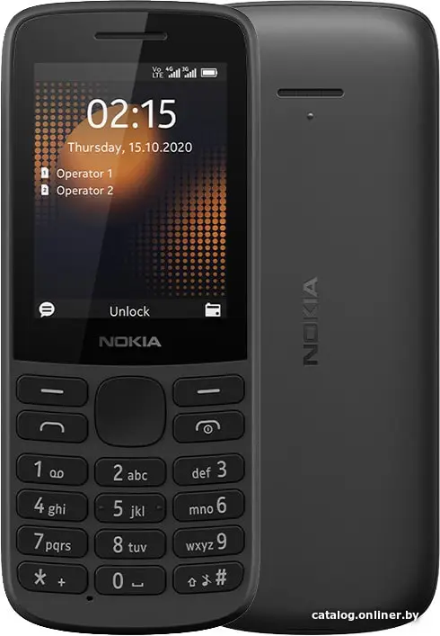 Купить Сотовый телефон NOKIA 215 4G TA-1272 DS EAC UA BLACK, цена, опт и розница