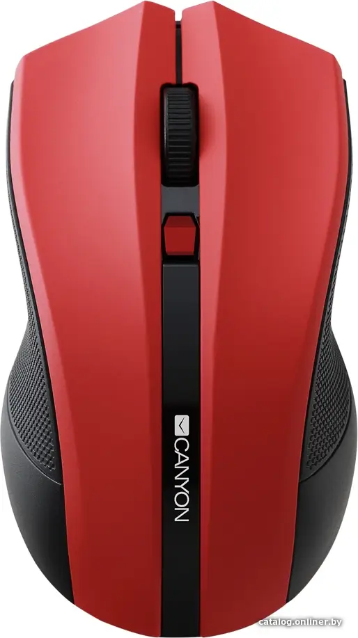 Купить CANYON MW-5, 2.4GHz wireless Optical Mouse with 4 buttons, DPI 800/1200/1600, Red, 122*69*40mm, 0.067kg, цена, опт и розница