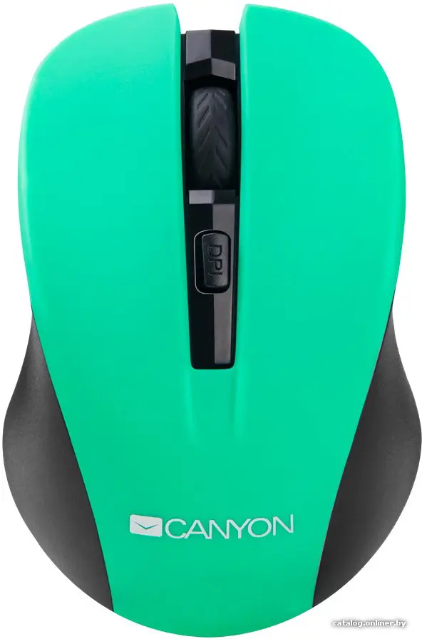 Купить CNE-CMSW1GR CANYON мышь, цвет - зеленый, беспроводная 2.4 Гц, DPI 800/1000/1200 DPI, 3 кнопки и колесо прокрутки, прорезиненное покрытие, цена, опт и розница