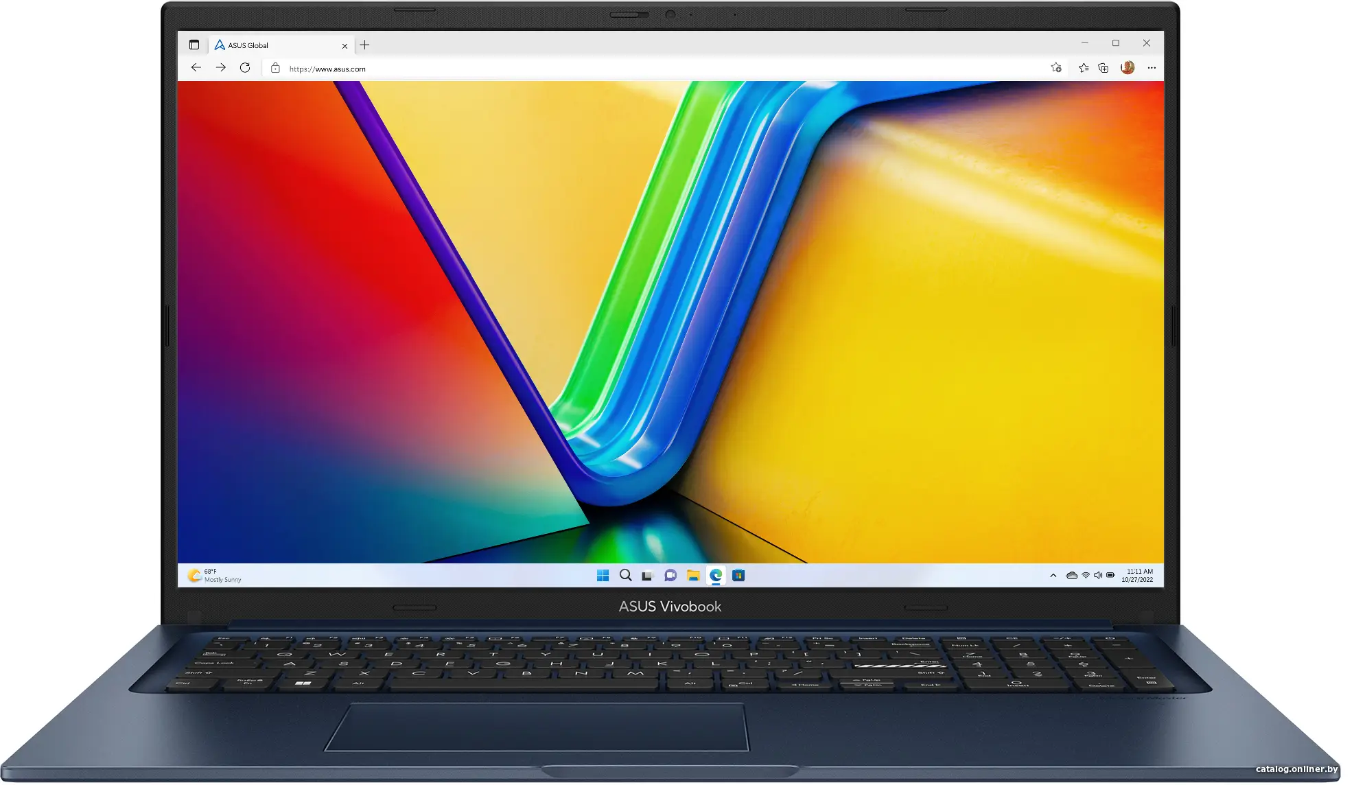 Купить Asus VivoBook 17/ X1704ZA-AU024W/ i3-1215U/ 17.3 FHD IPS/ UHD Graphics/ 8Gb/ 512Gb/ Win11H/ noODD/ Blue ноутбук, цена, опт и розница