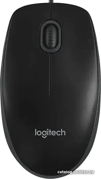 Купить LOGITECH B100 Corded Mouse - BLACK - USB, цена, опт и розница
