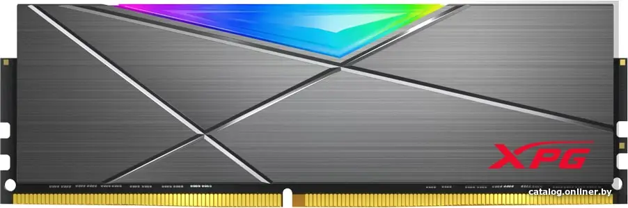 Купить Оперативная память 8Gb AData XPG Spectrix D50 RGB Grey AX4U32008G16A-ST50, DDR IV, PC-25600, 3200MHz, цена, опт и розница