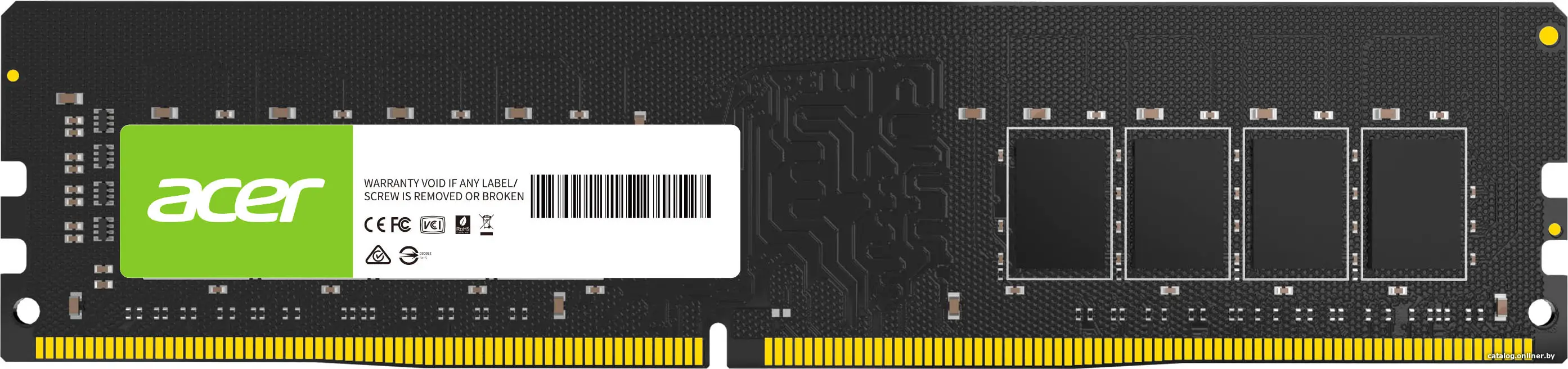 Купить Оперативная память 16Gb Acer UD100 BL.9BWWA.228, DDR IV, PC-25600, 3200MHz, цена, опт и розница