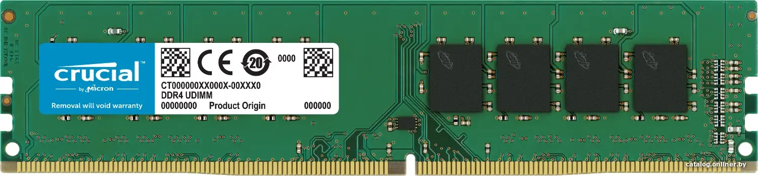 Купить Оперативная память 32Gb Crucial CT32G4DFD832A, DDR IV, PC-25600, 3200MHz, цена, опт и розница