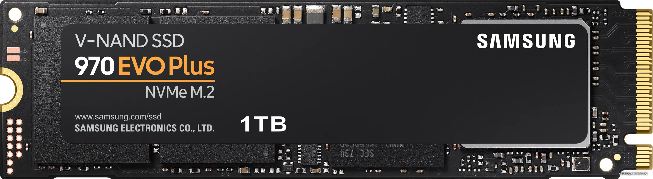 Купить 1Tb SSD Samsung 970 Evo Plus MZ-V7S1T0BW, (3500/3200), NVMe M.2, цена, опт и розница