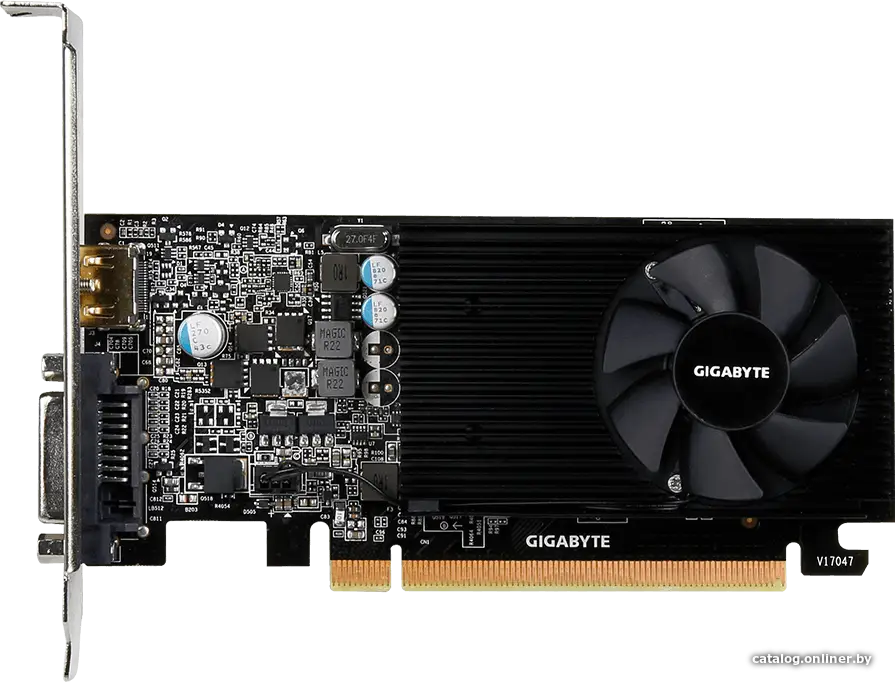 Купить Gigabyte GeForce GT 1030 2GB GDDR5 [GV-N1030D5-2GL], цена, опт и розница