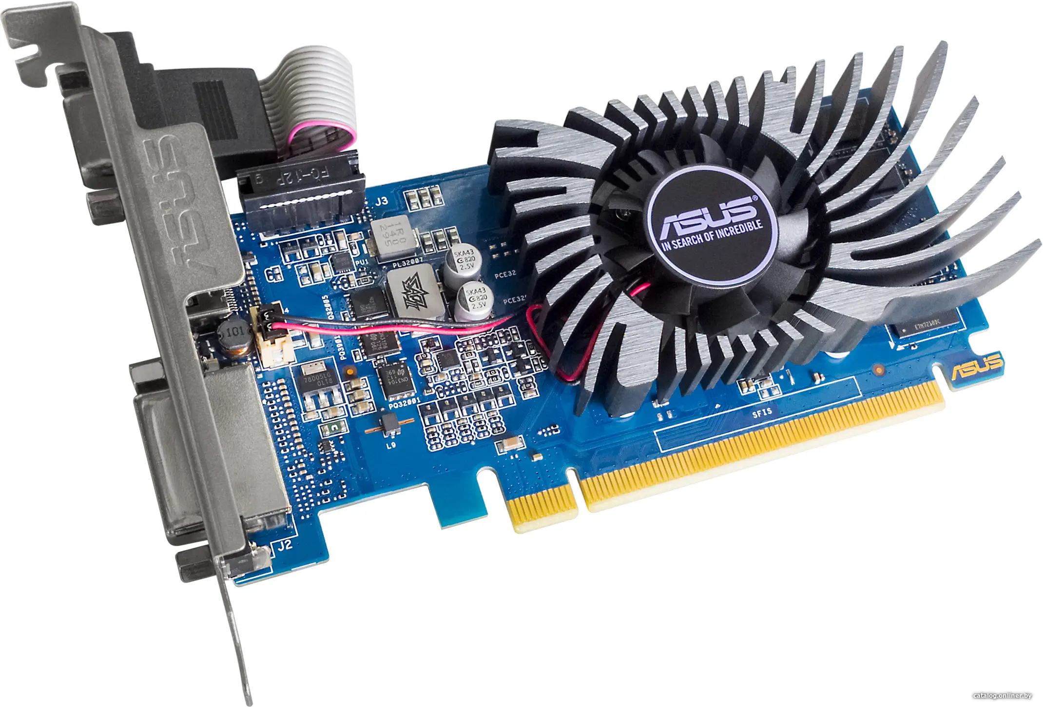 Купить Видеокарта Asus PCI-E GT730-2GD3-BRK-EVO NVIDIA GeForce GT 730 2048Mb 64 DDR3 902/1800 DVIx1 HDMIx1 CRTx1 HDCP Ret, цена, опт и розница