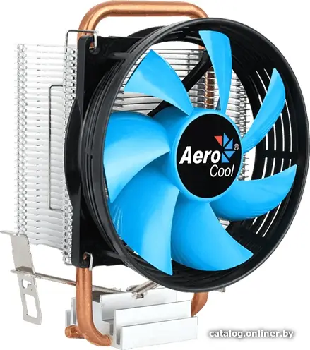 Купить Устройство охлаждения(кулер) Aerocool Verkho 1-3P Soc-FM2+/AM2+/AM3+/AM4/1150/1151/1155/ 3-pin 28dB Al+Cu 100W 280gr Ret, цена, опт и розница