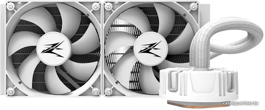 Купить Zalman CPU Liquid Cooler 240mm, White, цена, опт и розница
