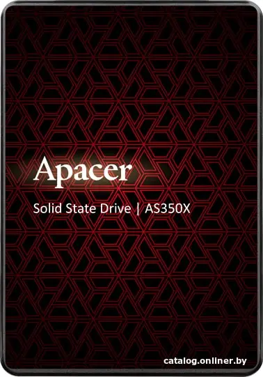 Купить Apacer SSD PANTHER AS350X 128Gb SATA 2.5'' 7mm, R560/W540 Mb/s, IOPS 80K, MTBF 1,5M, 3D NAND, Retail (AP128GAS350XR-1), цена, опт и розница