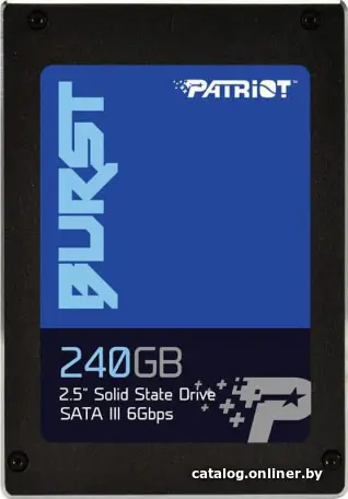 Купить Твердотельный накопитель SSD 2.5'' 240GB Patriot BURST SATA3 PBU240GS25SSDR, цена, опт и розница