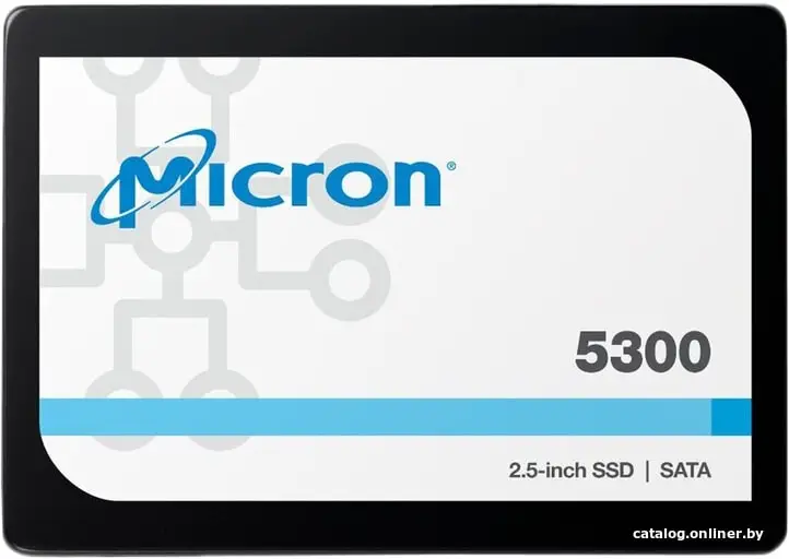 Купить Micron 5300MAX 3.84TB SATA 2.5'' SSD Enterprise Solid State Drive, цена, опт и розница