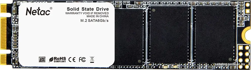 Купить Накопитель SSD Netac M.2 2280 N535N 256GB NT01N535N-256G-N8X TLC, цена, опт и розница