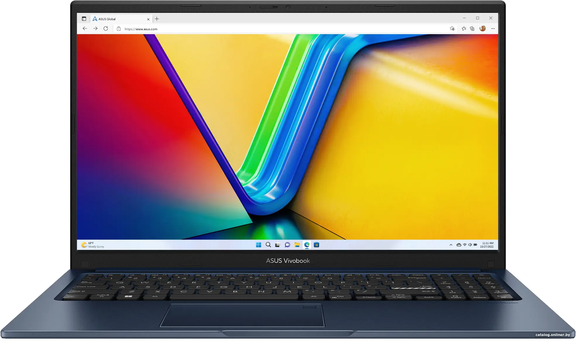 Купить ASUS VivoBook 15 X1504VA i5-1335U 16Gb SSD 512Gb Intel Iris Xe Graphics eligible 15,6 FHD IPS 42Вт*ч No OS Синий X1504VA-BQ283 90NB10J1-M00BN0, цена, опт и розница