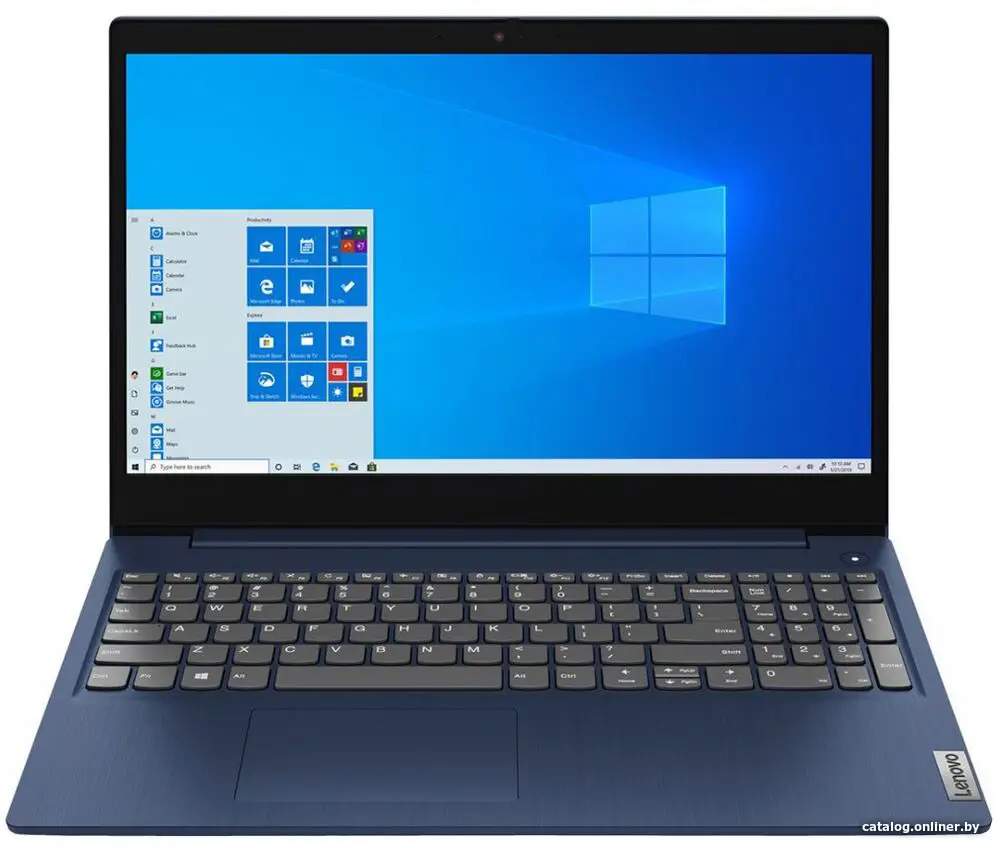Купить Ноутбук 15.6'' FHD LENOVO IdeaPad 3 blue (Ryzen 5 5625U/16Gb/256Gb SSD/VGA int/noOS) (82RN00AGRK), цена, опт и розница