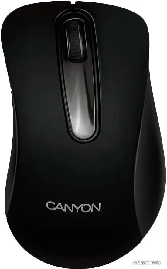 Купить CANYON мышь, цвет - черный, проводная, DPI 800, 3 кнопки, прорезиненное покрытие., цена, опт и розница