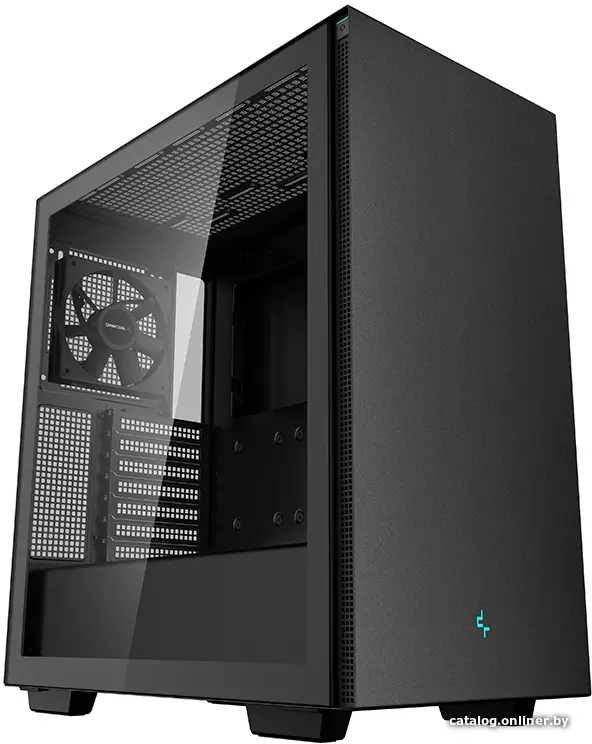 Купить Deepcool CH510 Мid-tower, black,TG (E-ATX, CPU Height 175mm, VGA max 380mm, USB 3.0 x 2, Audio x 1, int. 3.5'' x 2 , 2.5'' x 2, Ext. 5.25'' x 0) (R-CH510-BKNNE1-G-1) (715009), цена, опт и розница
