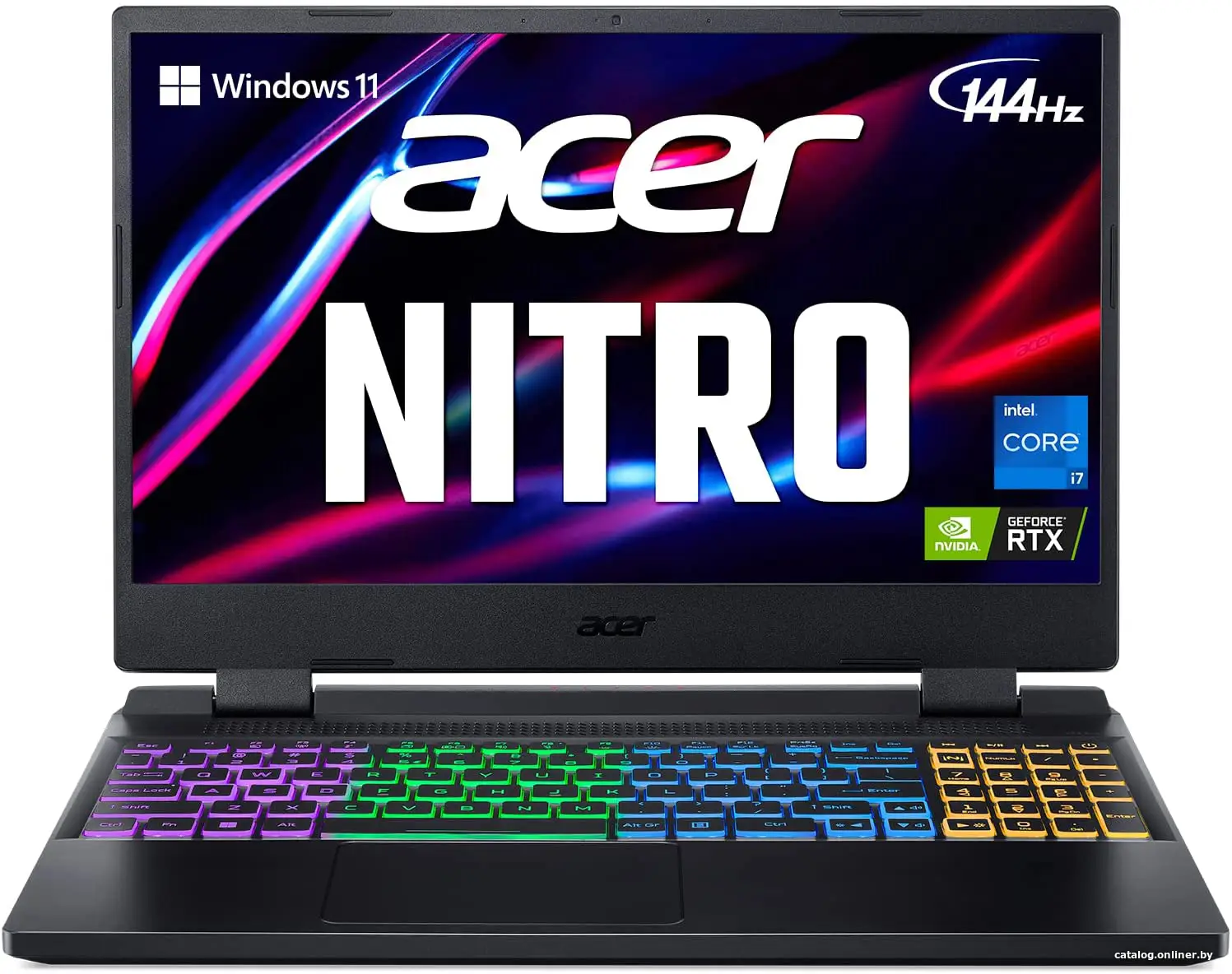 Купить Acer Ноутбук Acer Nitro 5AN515-58 Core i5-12450H/16Gb/SSD1Tb/15,6''/FHD/IPS/165Hz/RTX 4050 6Gb/noOS/Black (NH.QLZCD.002), цена, опт и розница