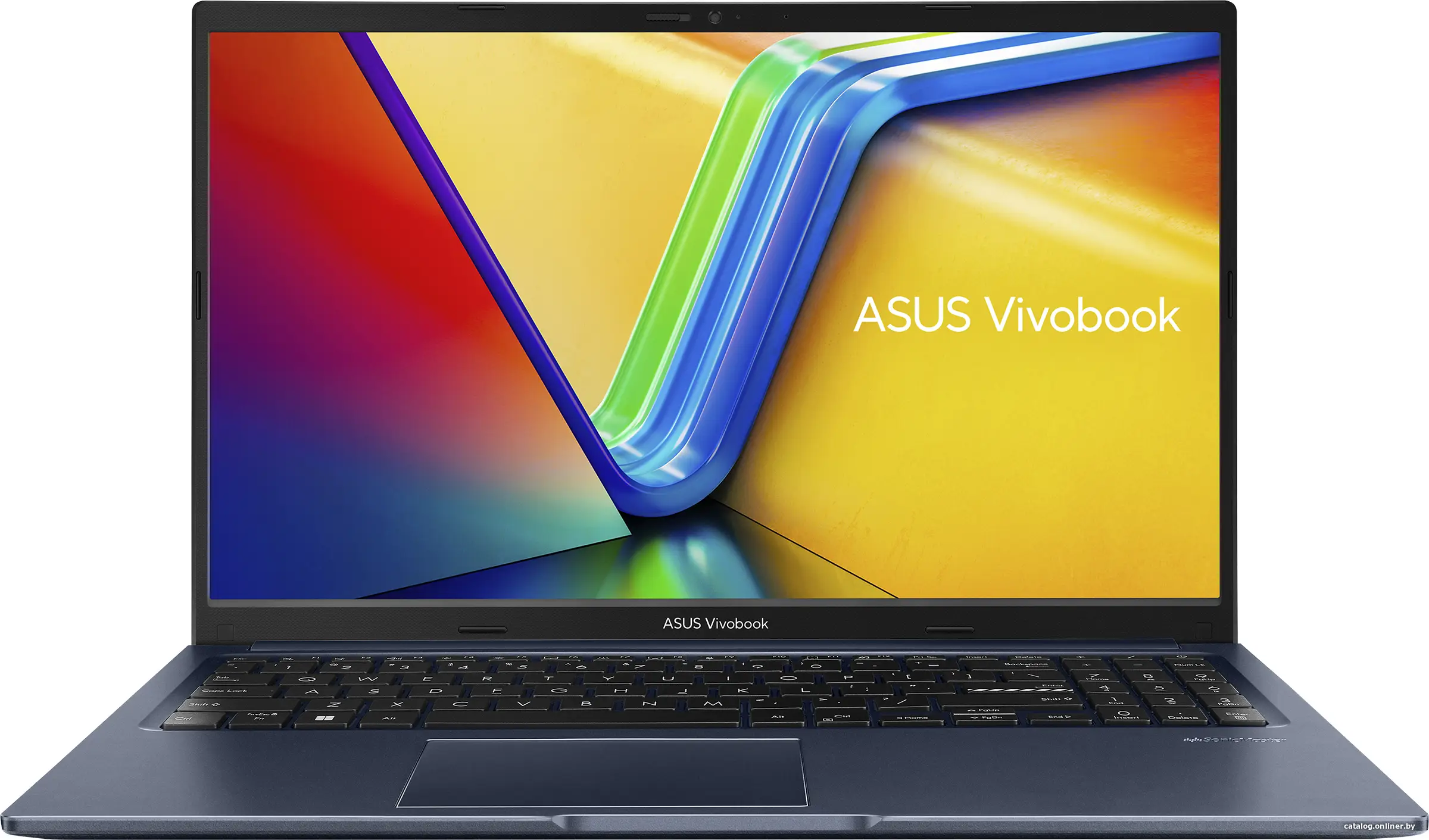 Купить Ноутбук ASUS VivoBook Series X1502ZA-BQ549 15.6'' 1920x1080/Intel Core i3-1220P/RAM 8Гб/SSD 256Гб/Intel UHD Graphics/ENG|RUS/DOS/темно-синий/1.7 кг 90NB0VX1-M014R0, цена, опт и розница