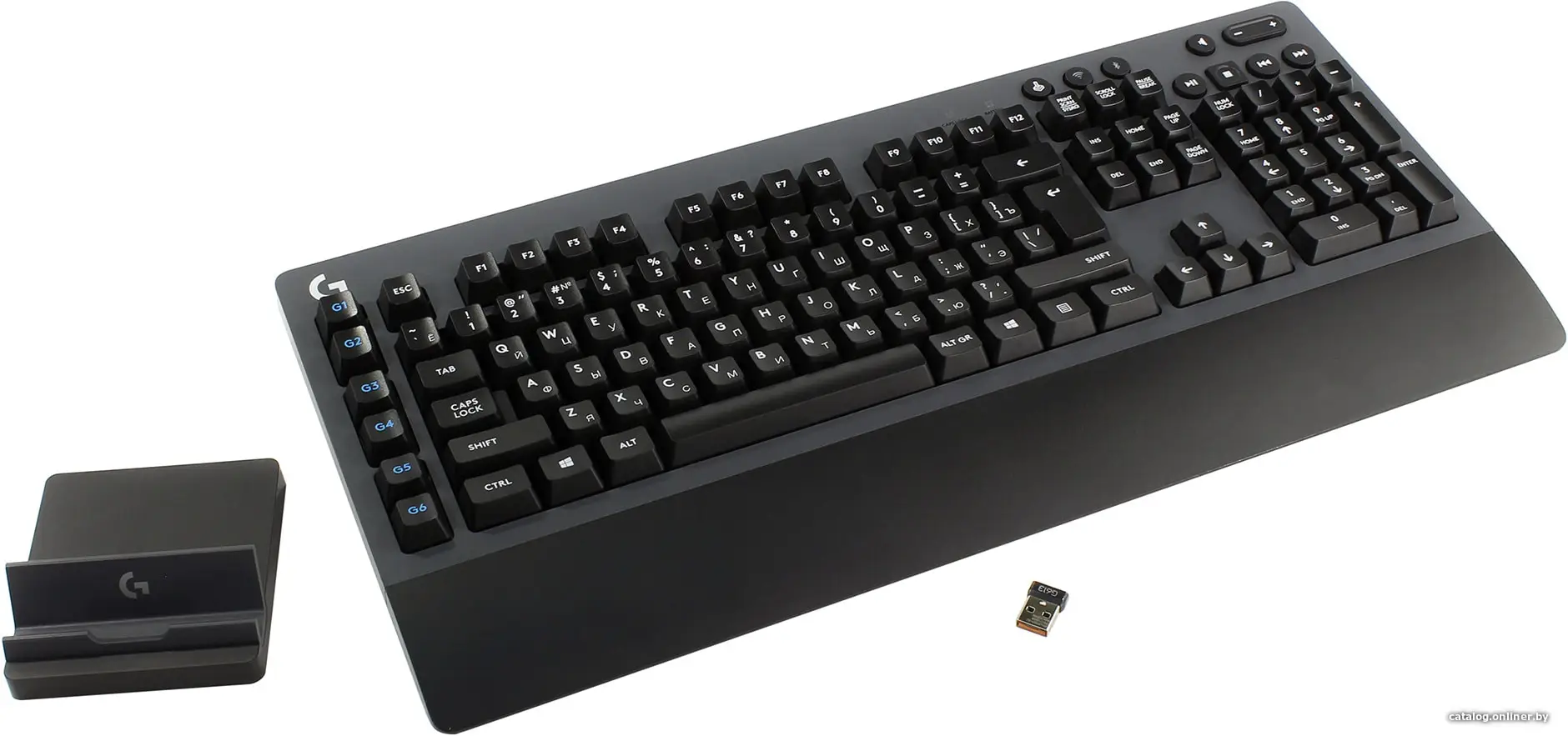 Купить Logitech Keyboard G613 LIGHTSPEED DARK GREY <920-008393>, цена, опт и розница