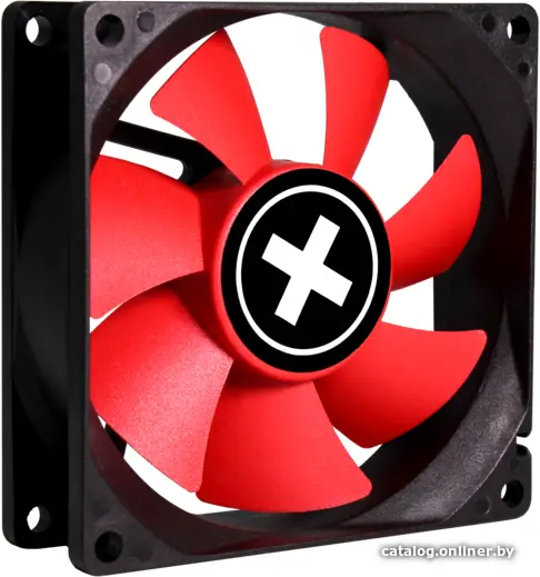 Купить XILENCE case fan, XPF80.R.PWM, 80mm Red Wing, Hydro bearing, PWM, цена, опт и розница