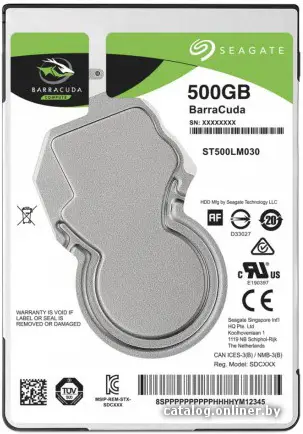 Купить Seagate Original 500GB BarraCuda [ST500LM030], цена, опт и розница