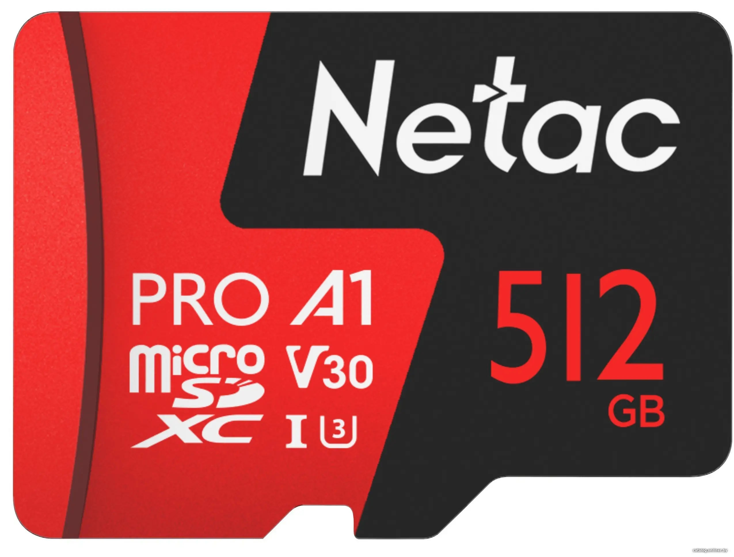 Купить Netac P500 Extreme Pro MicroSDXC 512GB V30/A1/C10 up to 100MB/s, retail pack card only, цена, опт и розница