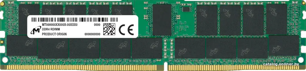 Купить Micron DDR4 RDIMM 32GB 2Rx4 2933 MHz ECC Registered MTA36ASF4G72PZ-2G9, цена, опт и розница