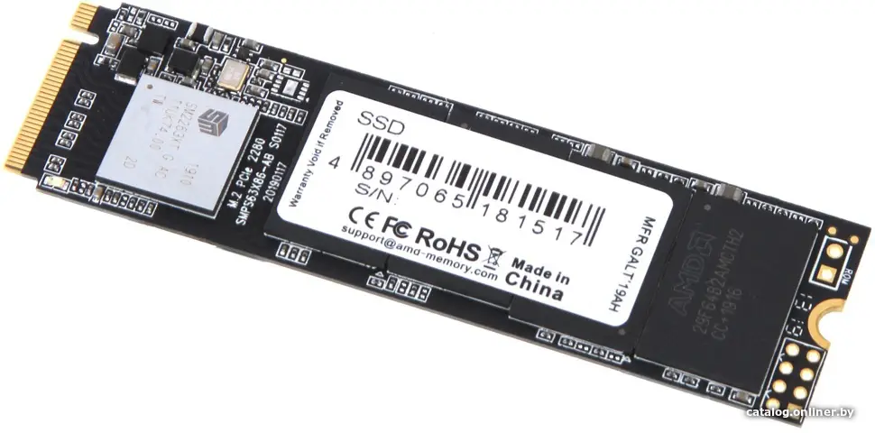 Купить Накопитель SSD AMD SATA III 960Gb R5MP960G8 Radeon M.2 2280, цена, опт и розница