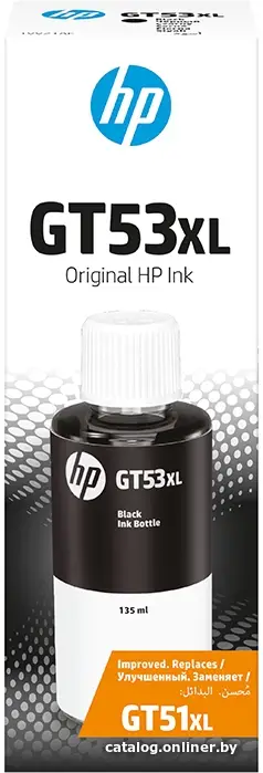 Купить HP GT53XL 135ml Black Original Ink Bottle картридж, цена, опт и розница