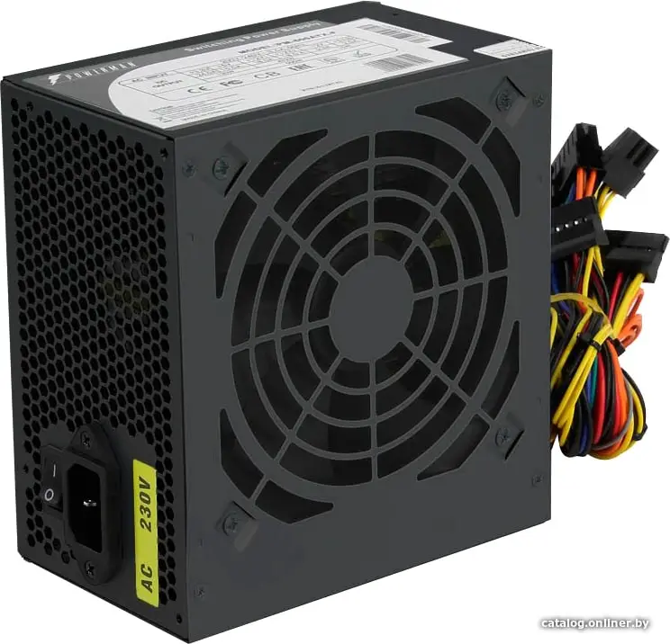 Купить Powerman Power Supply  600W  PM-600ATX-F-BL (Black) (12cm fan), цена, опт и розница