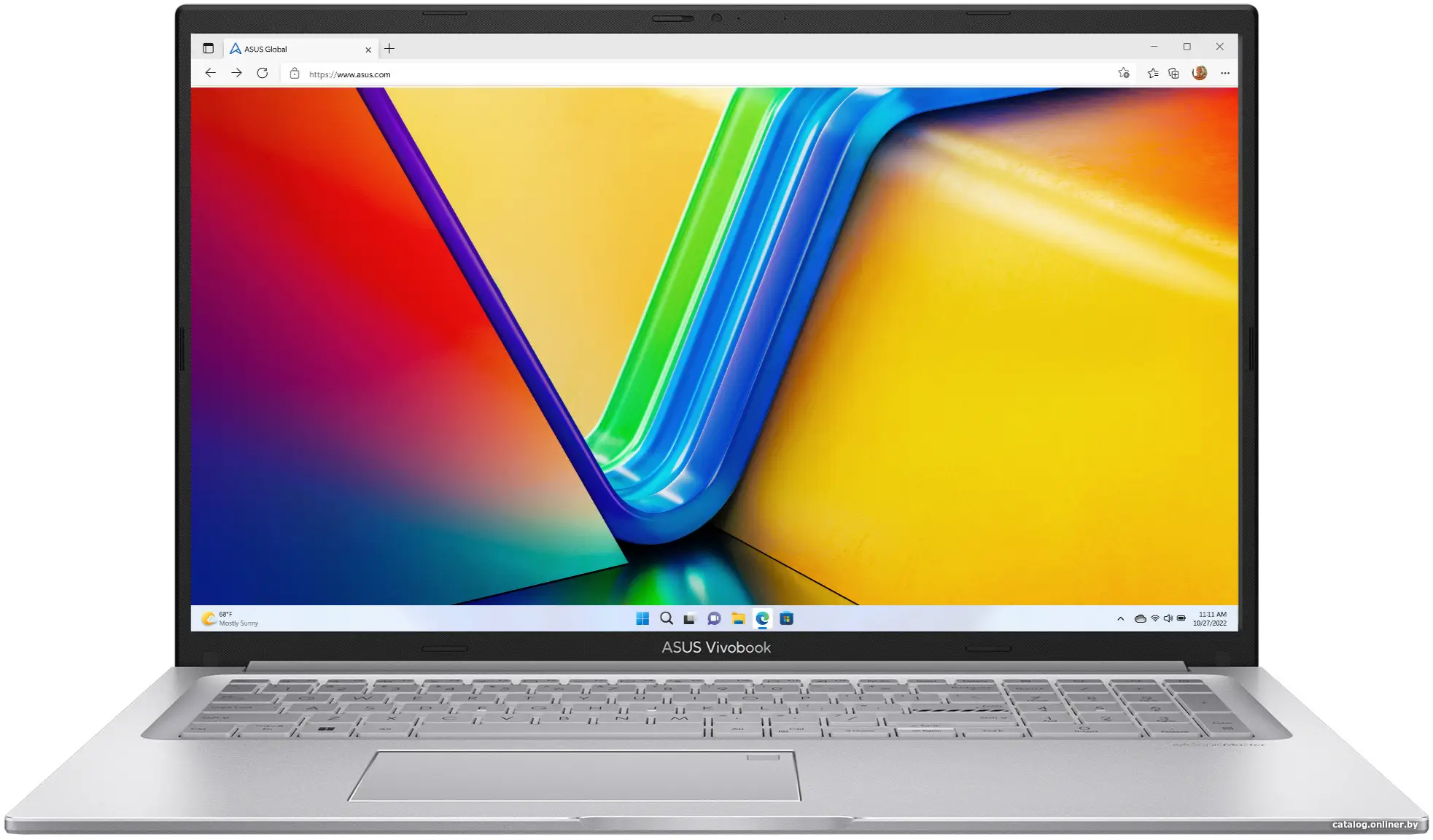 Купить ASUS Vivobook 17 X1704VA-AU256 17.3'' FHD IPS i5-1335U 16GB DDR4 SSD 512 Fingerprint Silver, цена, опт и розница